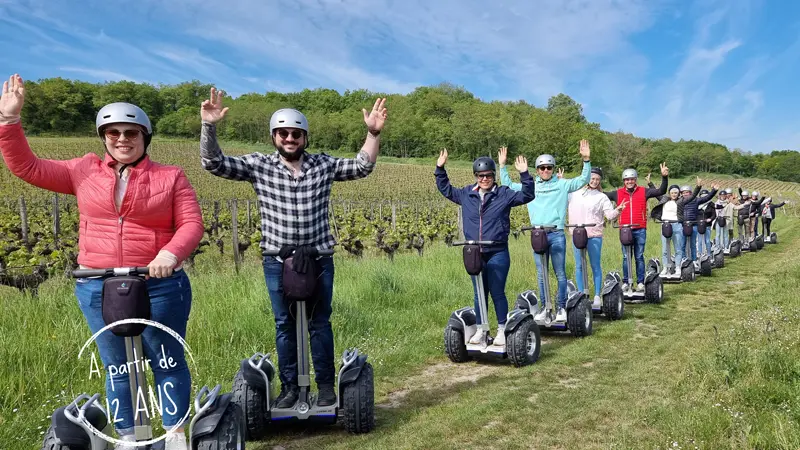 7 - Balade en gyropode dans les vignes