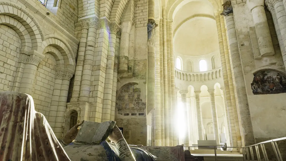Abbaye royale de Fontevraud, gisant d'Aliénor d'Aquitaine©Sébastien Gaudard
