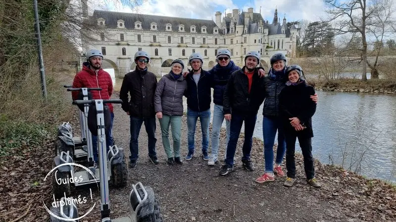 Balade-entre-amis-gyroway-Chenonceaux