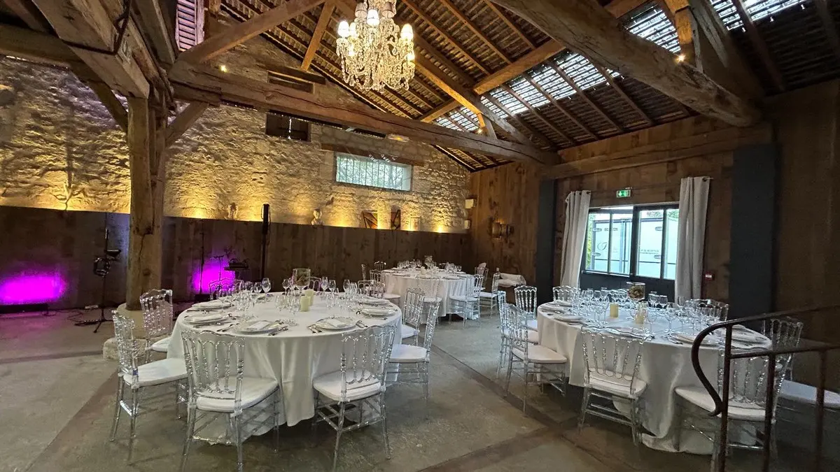 Château de Candes - Dîner Gala Salle Pressoir - B. Pignet