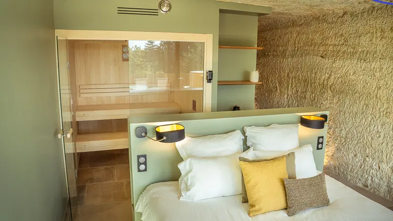 Chateau de Perreux Sauna  suite Terrasse