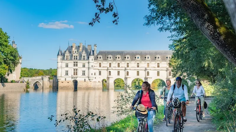 La voie royale : boucle vélo n°47. Amboise, Bléré, Chenonceau...