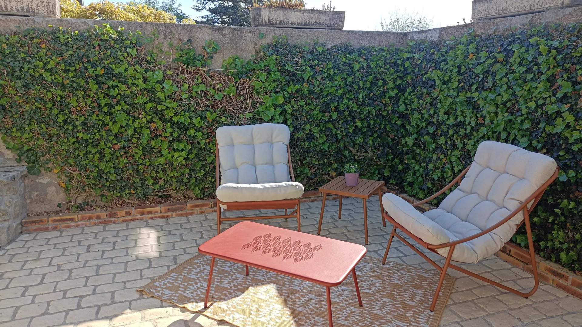 ACVL-BREHEMONT- Gîte les roses de Loire-Stab Aout 2035-Coin détente