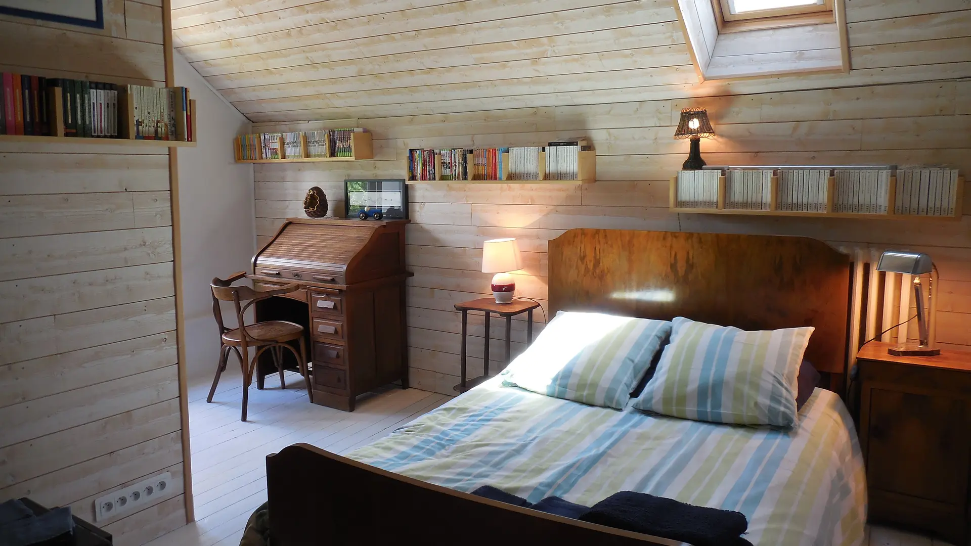 Chambre - Gîte de la maison du lac, à Saint-Avertin.
