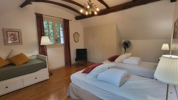 Gîte de la Cascade - la chambre familiale 4 couchages