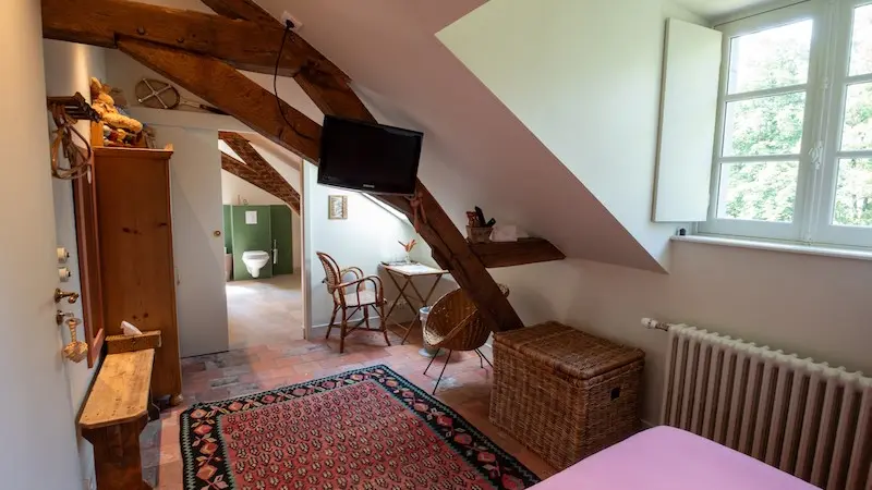 La Gironnerie_Chambre_Rose_Loché-sur-Indrois_Loche_Valdeloire