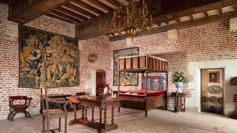 La chambre de Marguerite de Navarre | Château du Clos Lucé - Parc Leonardo da Vi