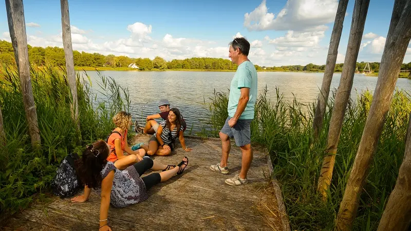Randonnée autour du lac de Rillé