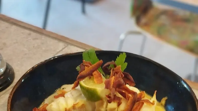 Le p'tit resto du Château - Le Baladin - Pâtes fraîches cabillaud © B. Pignet