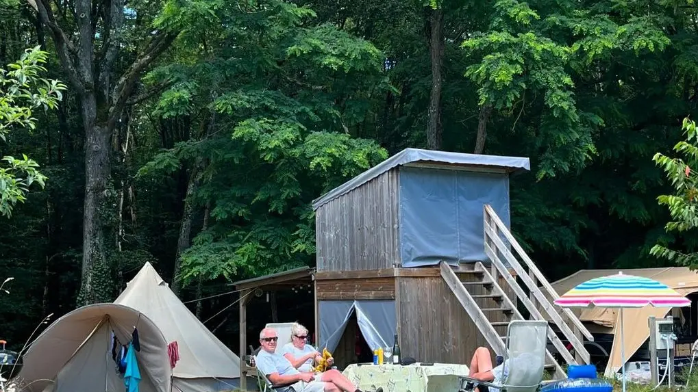 No caravan or tent Rent our glamping cabin. They’re very popular...#glamping#cabin#camping#holiday