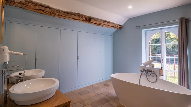 Salle de bain, gîte du potager