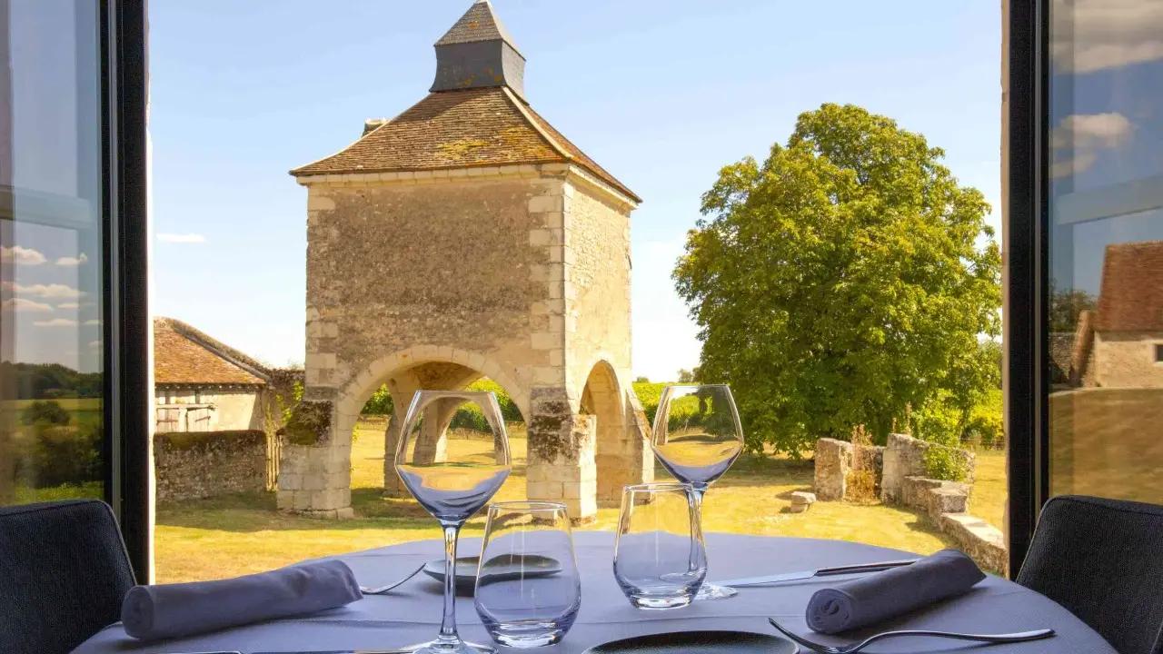 Vu du restaurant sur pigeonnier