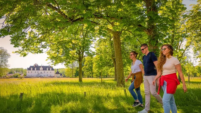 Randonnée près du château de Champchevrier
