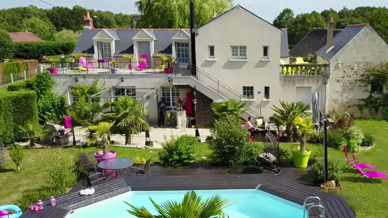 Le Clos Marie - Chambres d'hôtes à Langeais - Piscine