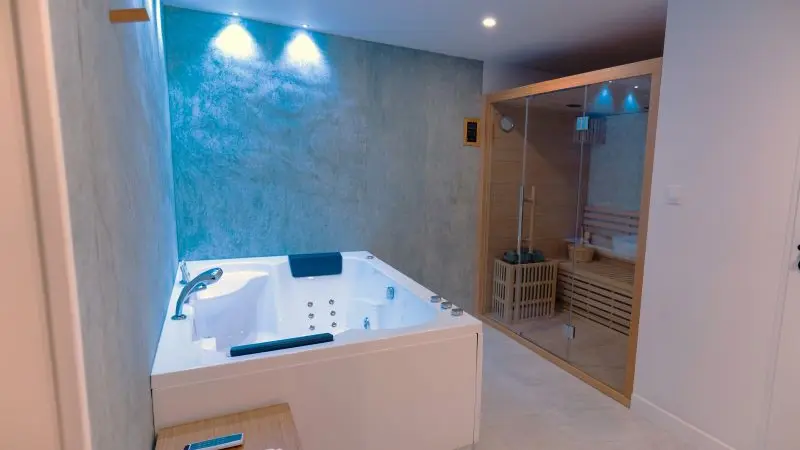 Eclats d'Amour suite Séléné-espace-sauna-balneo