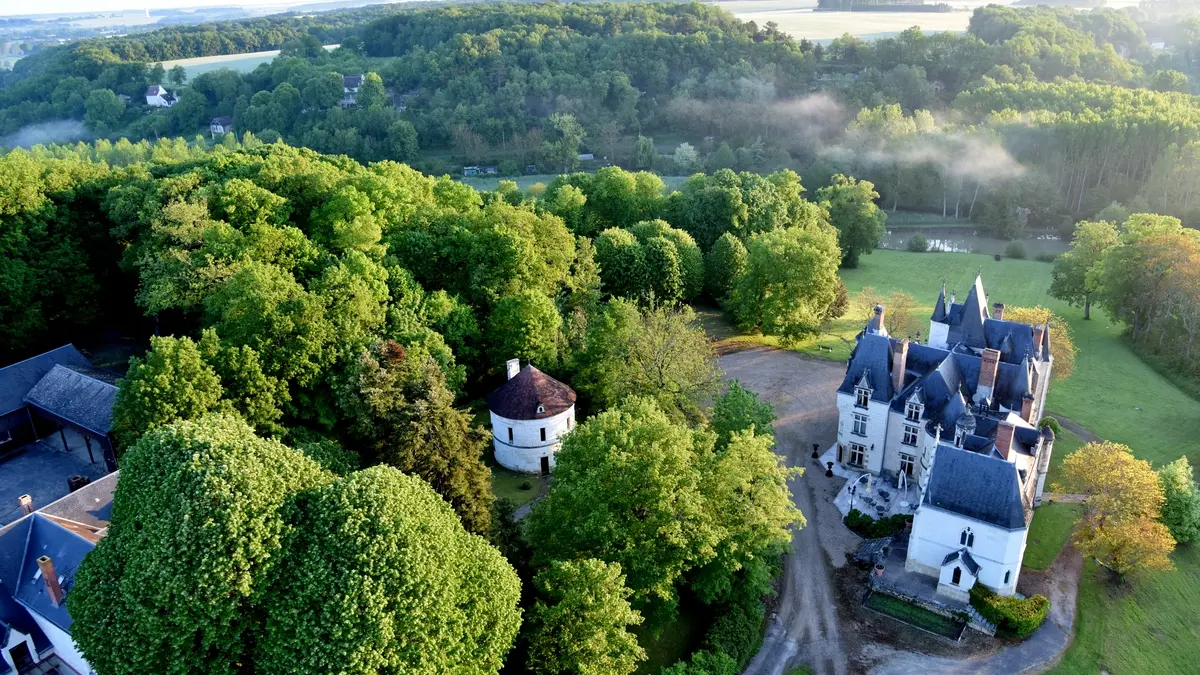NOYANT DE TOURAINE- CHATEAU DE BROU-la propriété