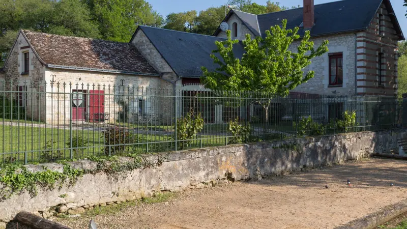 NOYANT DE TOURAINE- CHATEAU DE BROU-petanque
