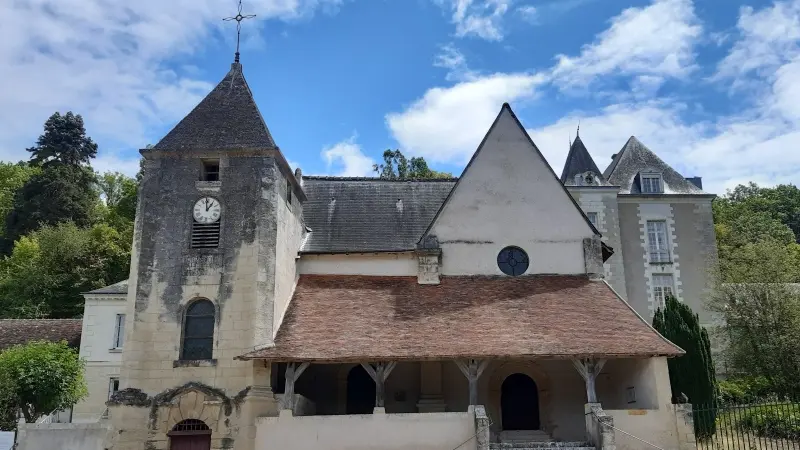 Eglise Saint-Ouen - Randonnée de Saint-Ouen-les-Vignes