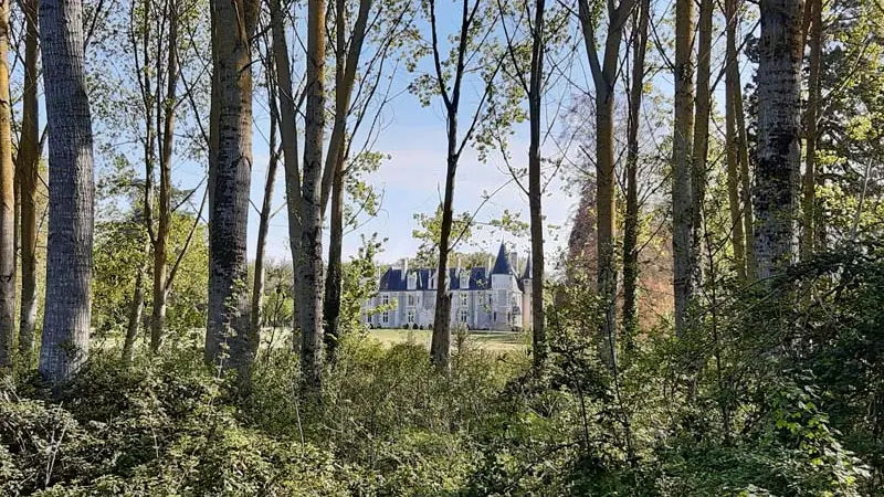 Randonnée d'Azay-sur-Cher - Le château de Beauvais