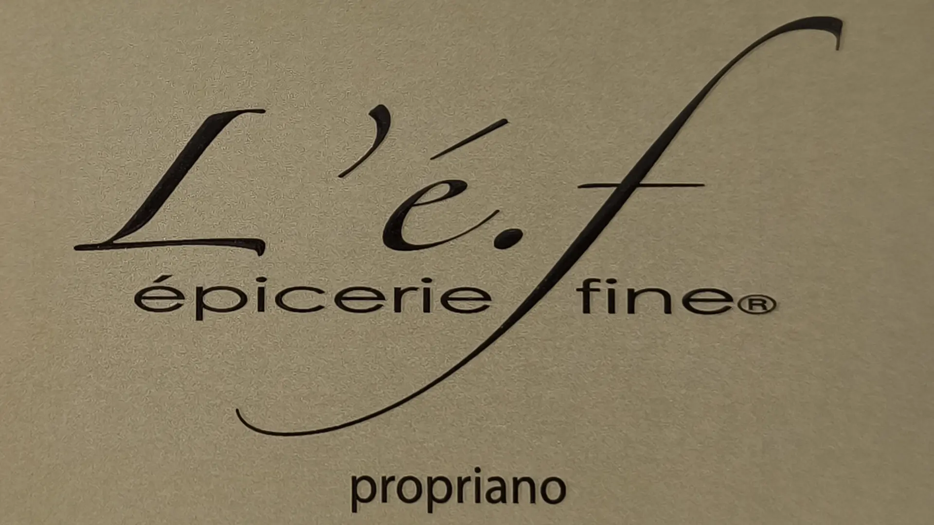 L'EPICERIE FINE