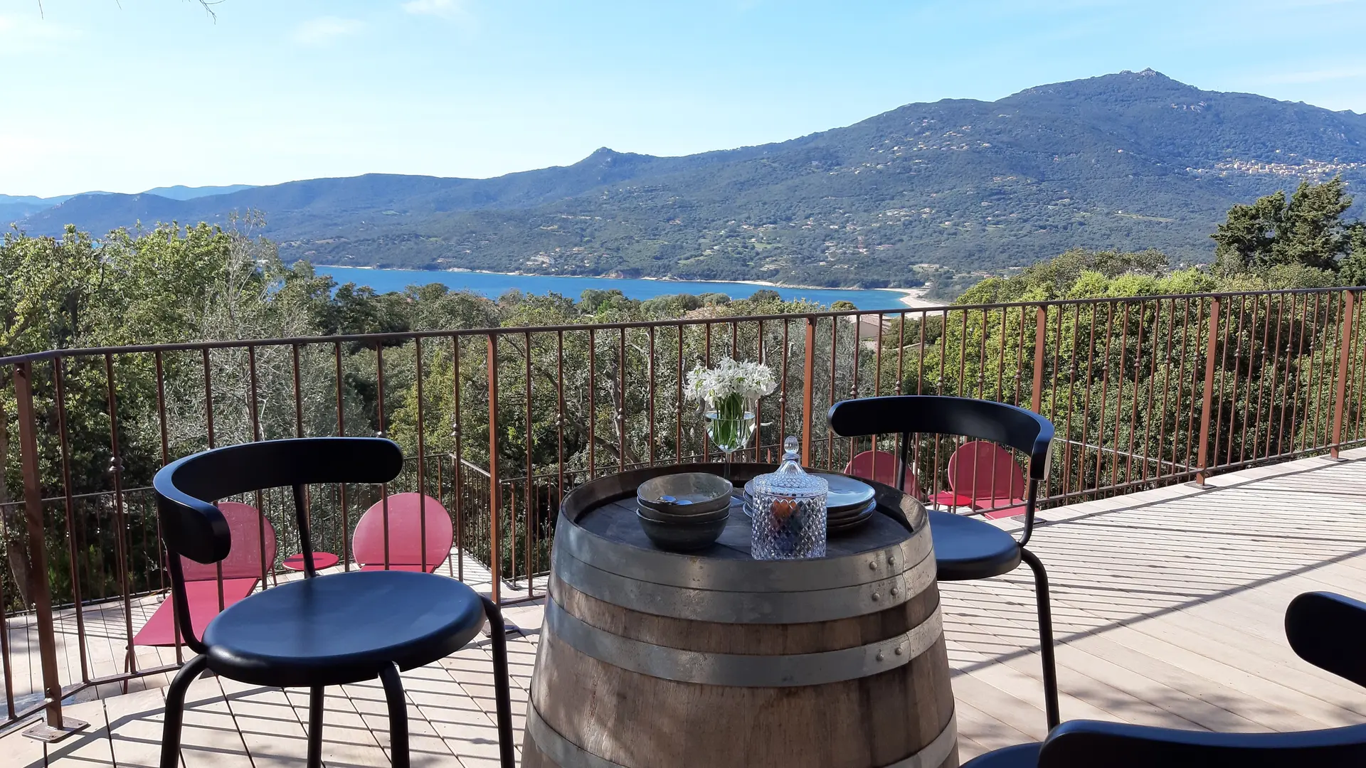 Terrasse vue  mer - A Casa di Famidda - U Castellu Propriano