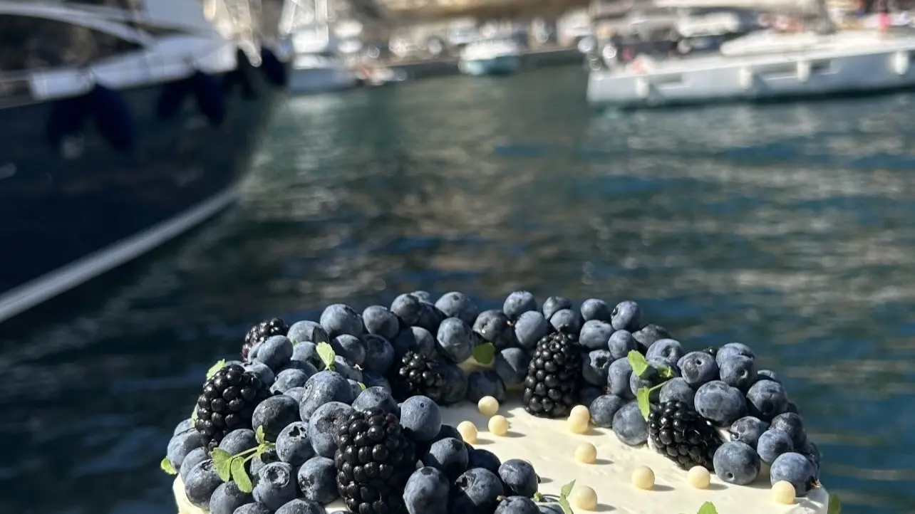 Entremet mûres