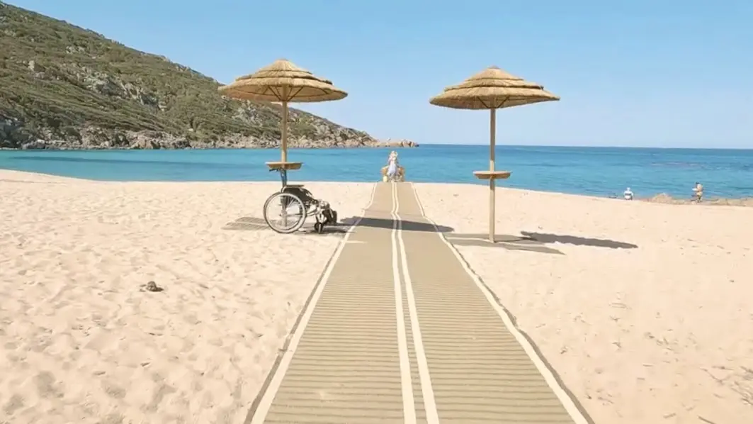 Plage de Tizzano - Accès PMR