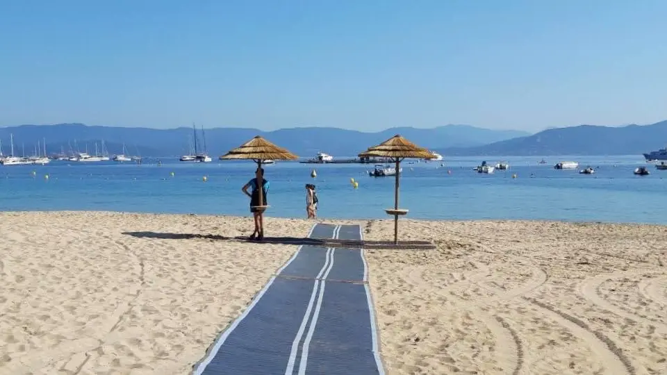 Plage Campomoro - Accès PMR