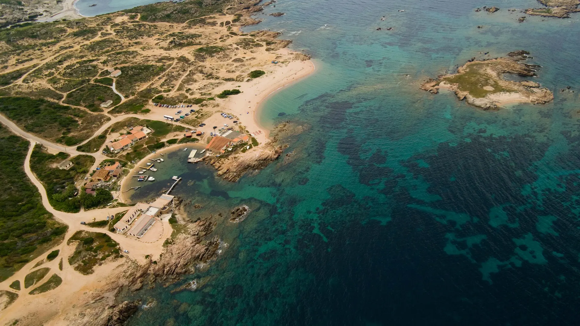 Vue aérienne - Tonnara_bonifacio