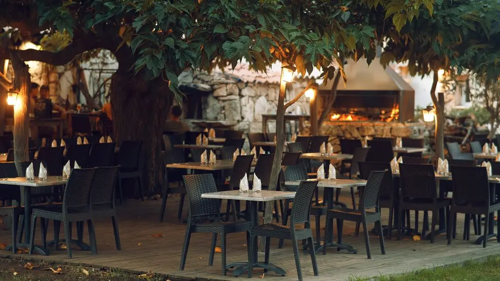 Restaurant terrasse extérieure