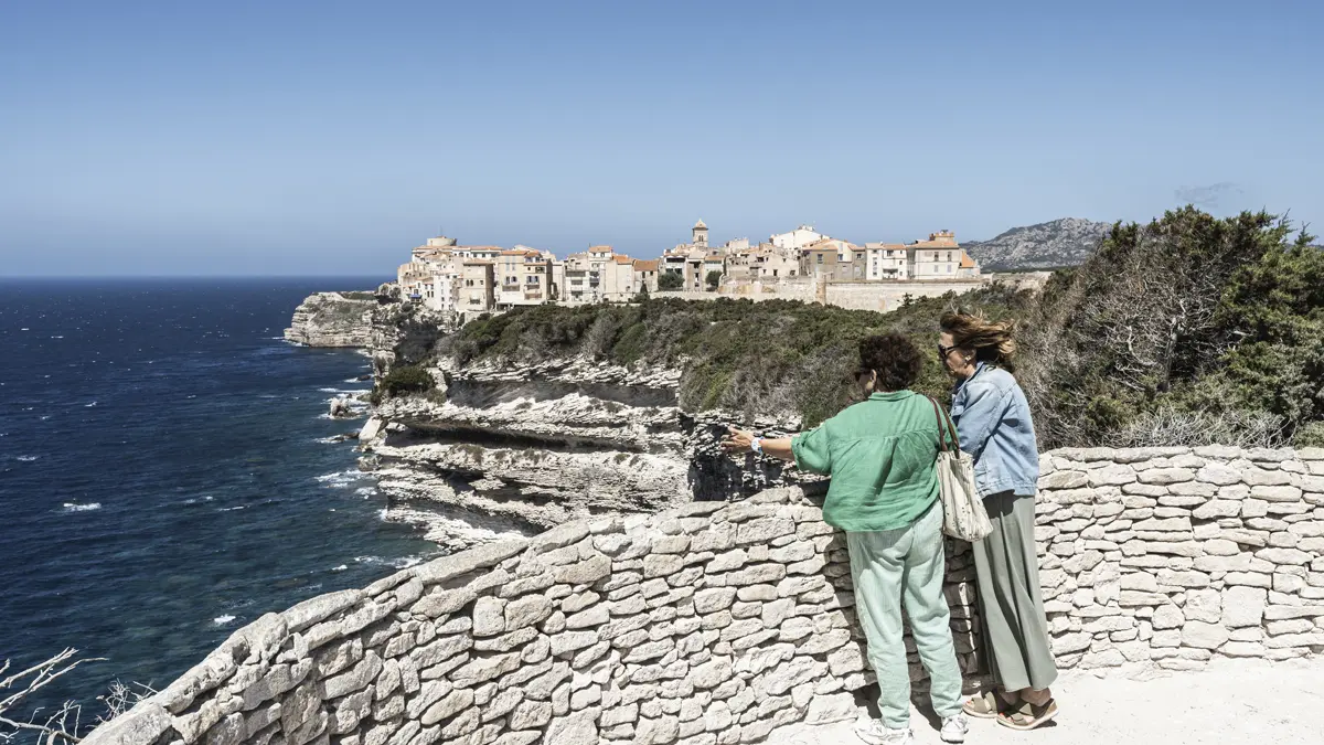 sentier campu rumanilu bonifacio vue