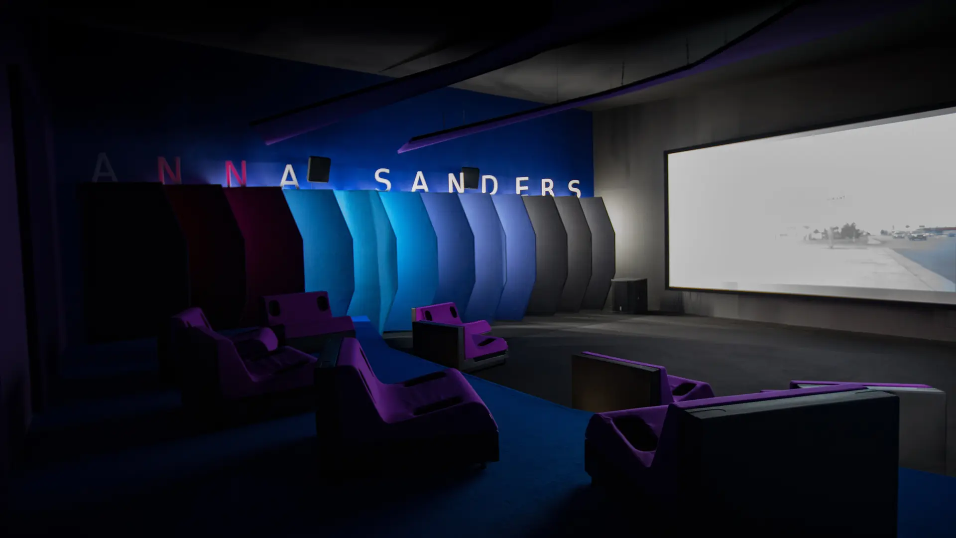 Salle de projection du Consortium Museum