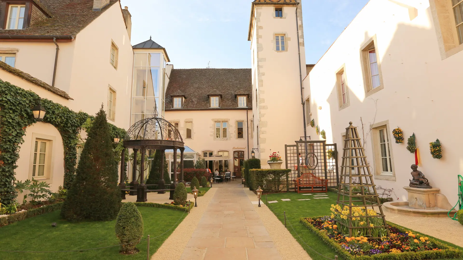 Jardin de l'Hôtel Le Cep