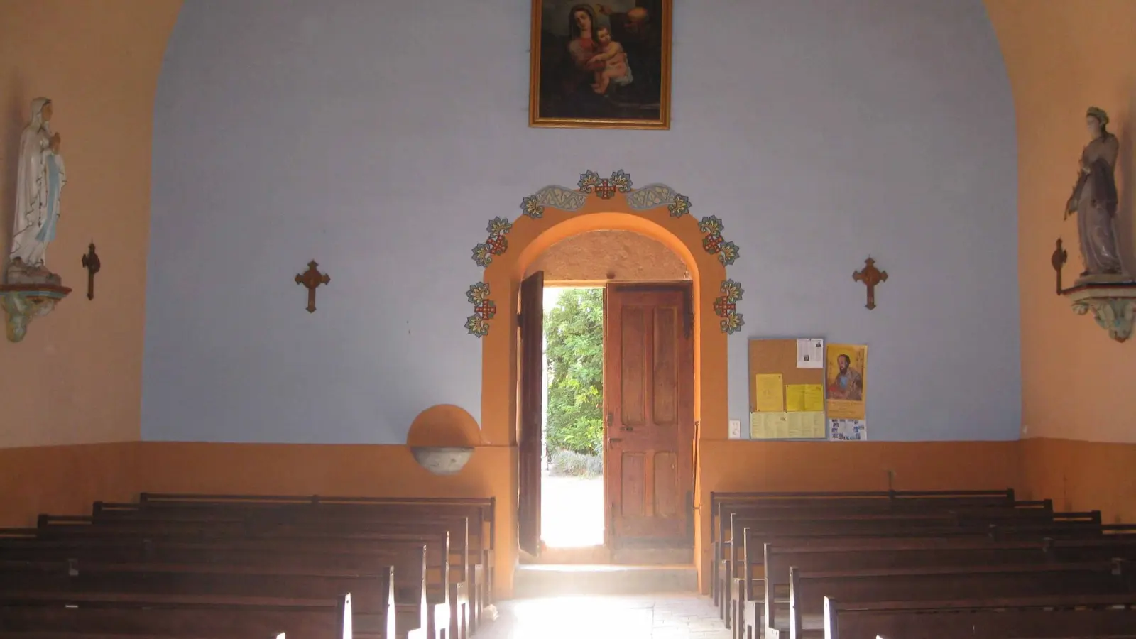 Porte-sortie église de Charrecey paroisse