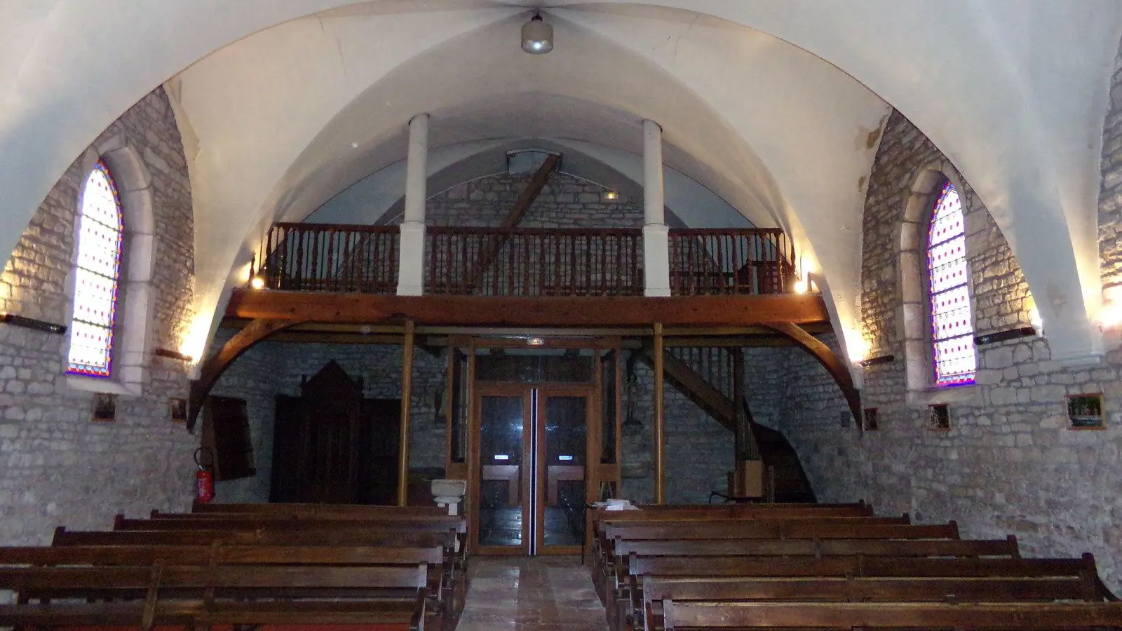 Eglise de Champforgueil vue vers la tribune