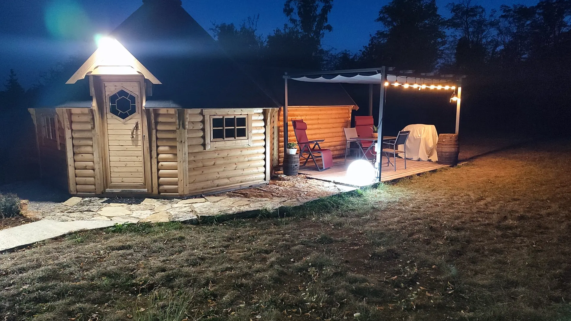 Terrasse la nuit