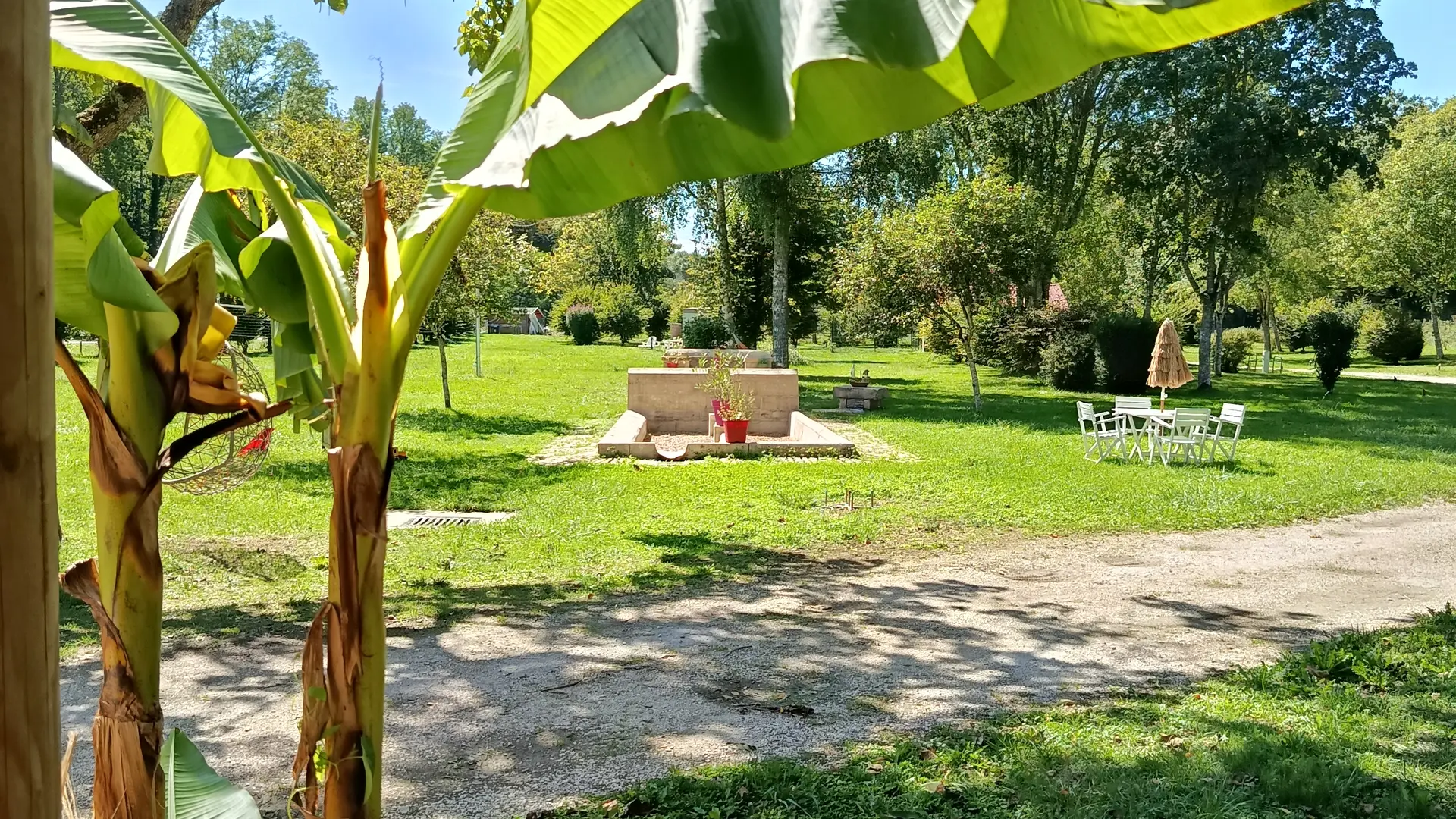 le décor en pleine nature