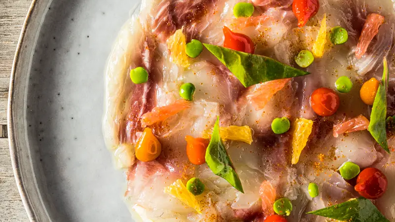 ceviche de truite bio