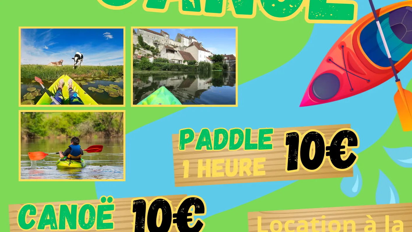 Canoe et paddle