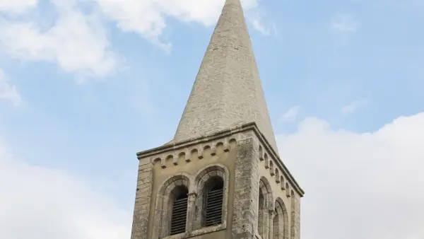 Clocher de l'église d'Aluze