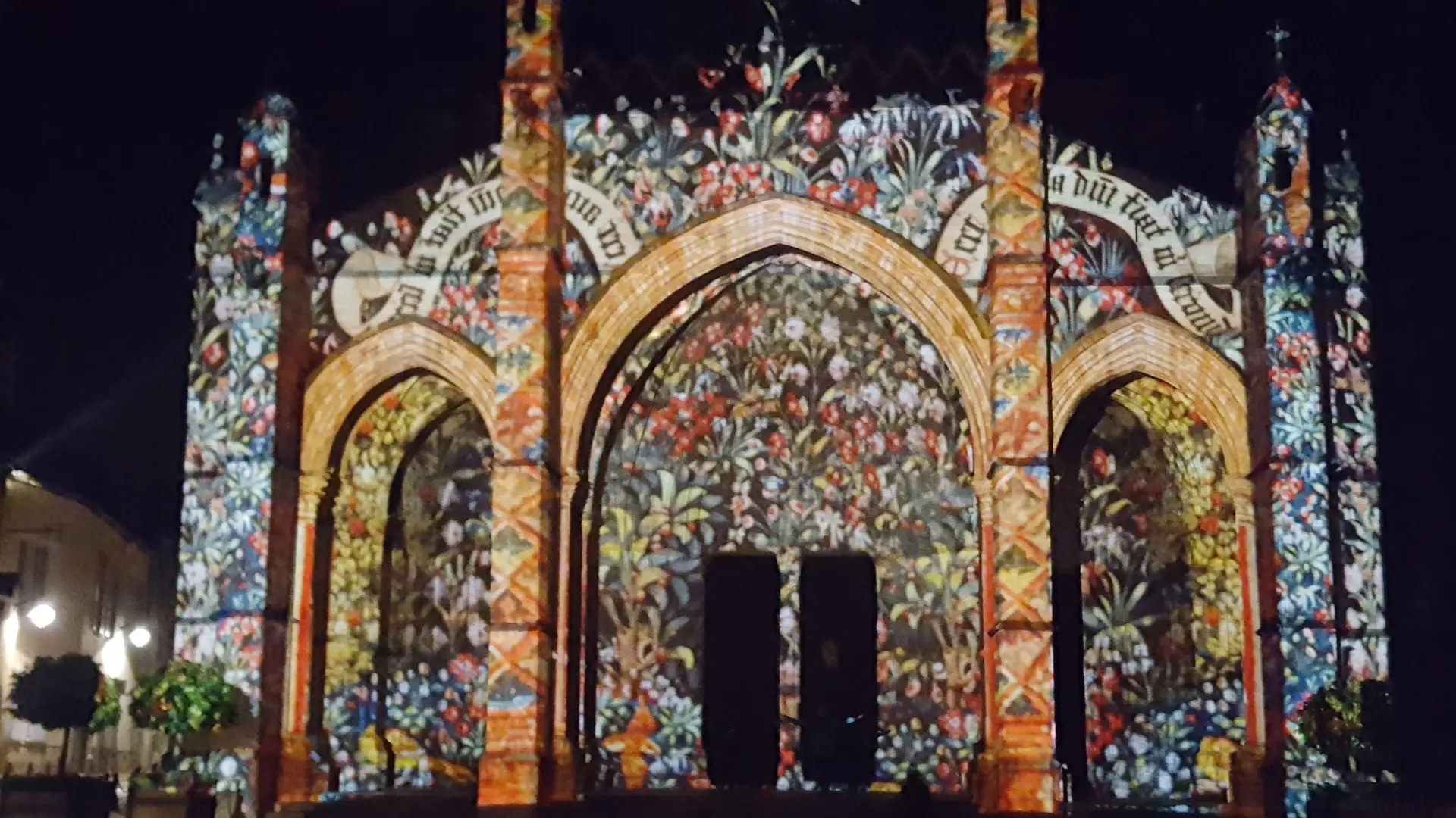 la collégiale de Beaune en lumière