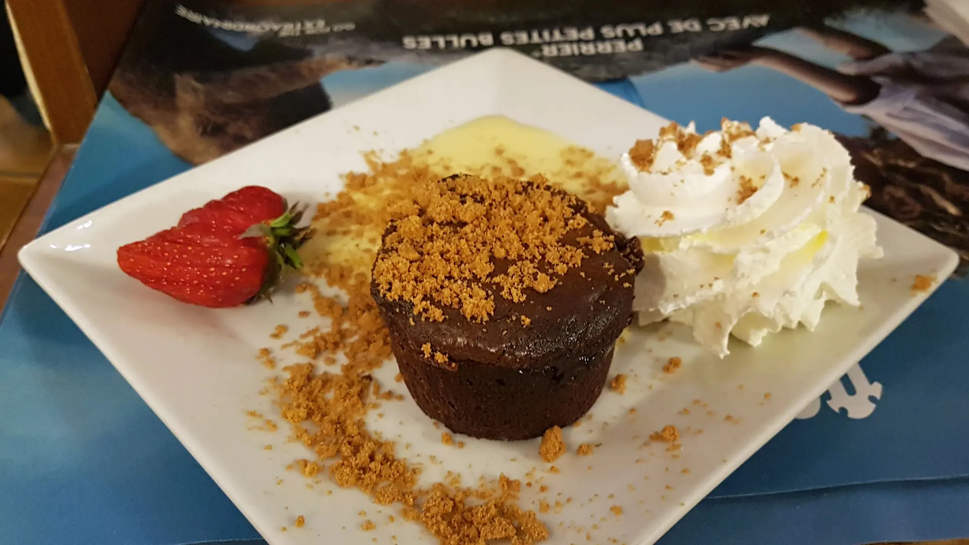 Moelleux au chocolat, dessert du jour