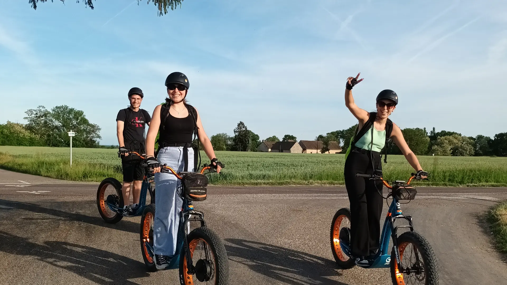 activités en famille trottinette