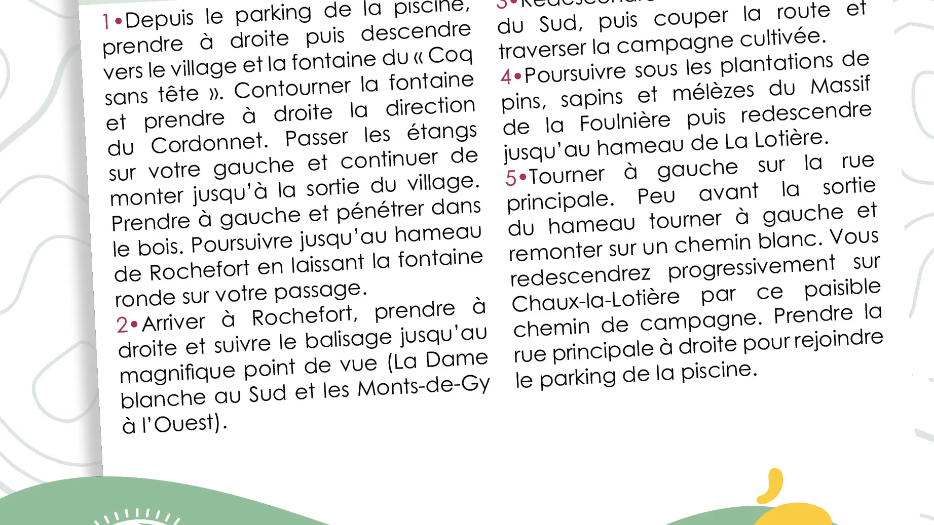 signalétique rando6