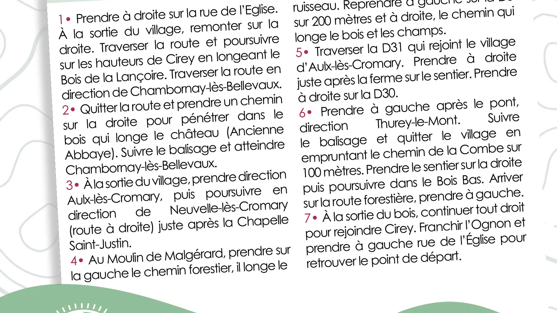 signalétique rando13