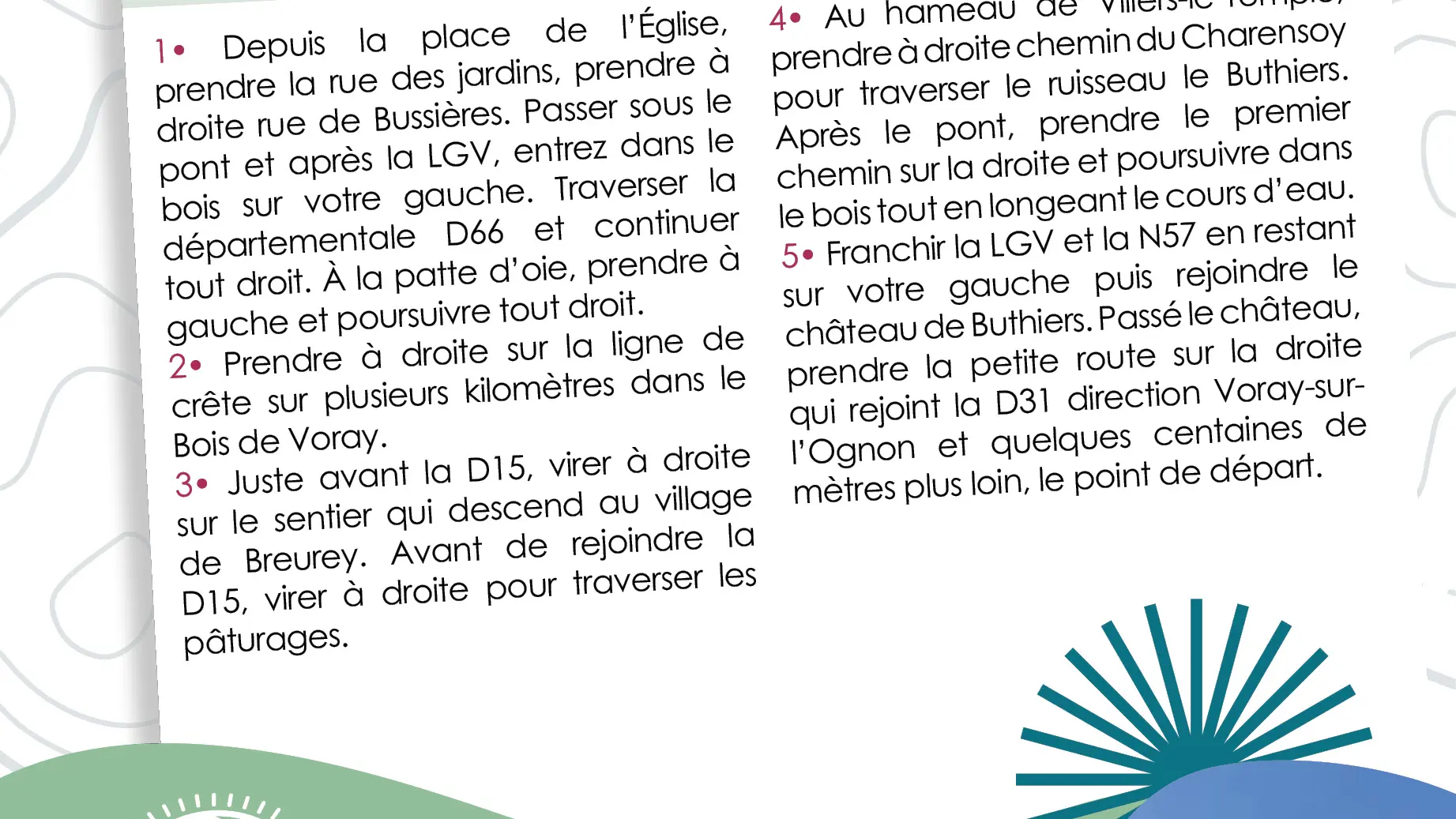 signalétique rando10