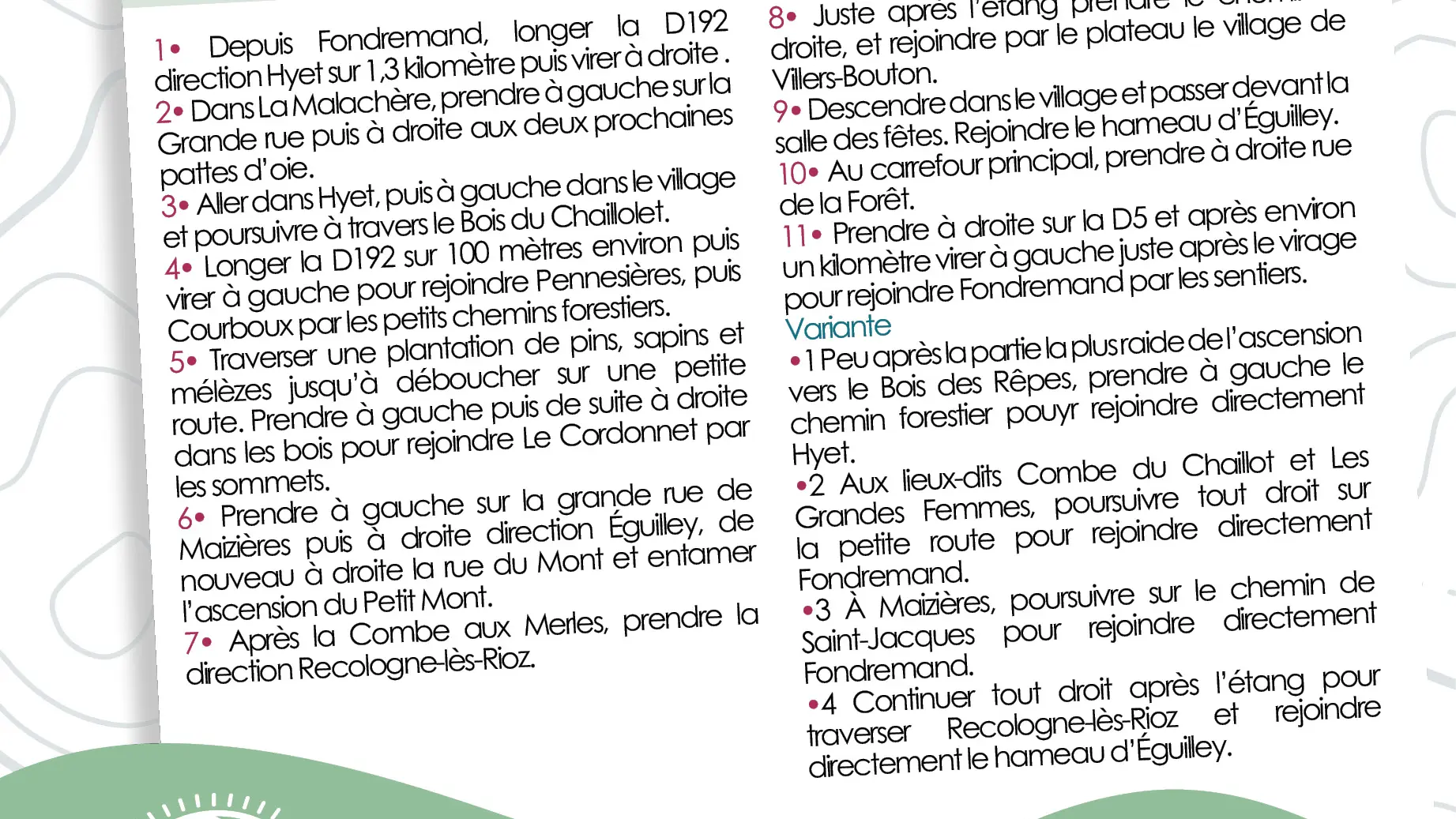 signalétique circuit 39