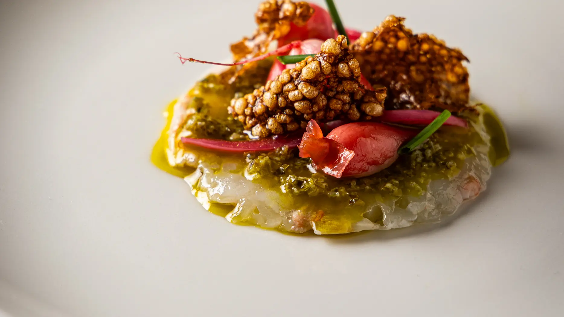 Carpaccio de langoustines