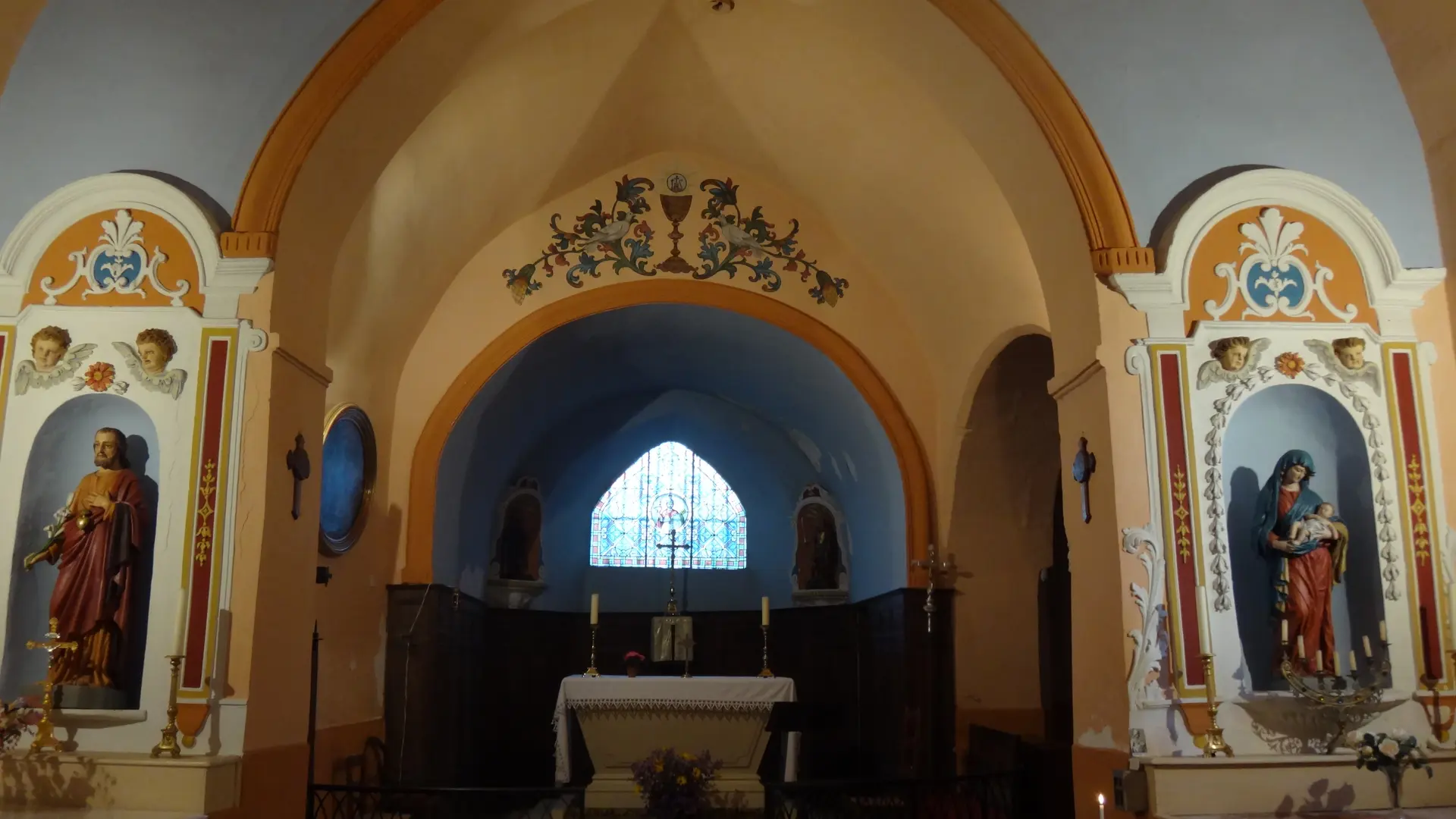 Charrecey église vue intérieure