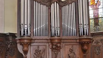 Orgue de choeur (1700) église Saint-Pierre de Chalon